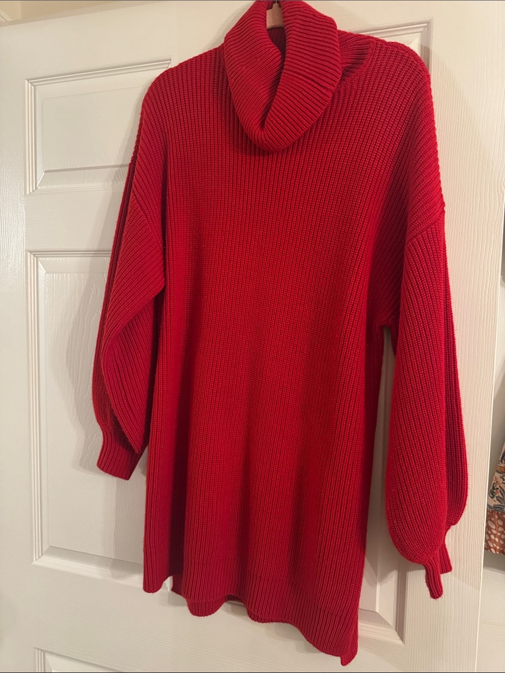 Show Me Your MuMu Red Cowl Neck Sweater